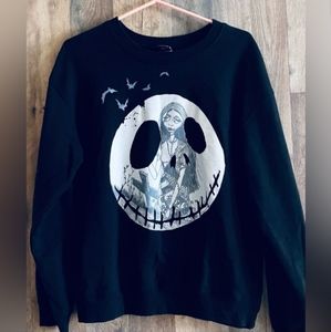 DISNEY NIGHTMARE BEFORE CHRISTMAS HALLOWEEN SWEATSHIRT SZ L ADULT 11-13